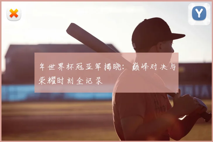 年世界杯冠亚军揭晓：巅峰对决与荣耀时刻全记录